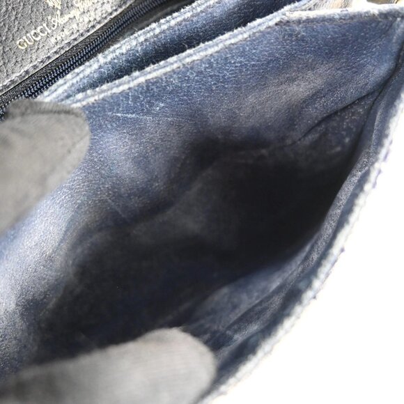 Authentic GUCCI Web Sherry Line PVC Leather Shoulder Bag bsj287-121225 - Picture 13 of 16